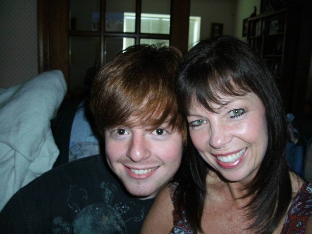 Sharon (Melson) Hodges and her son, Adam.
