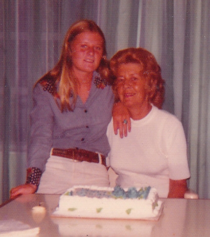 My 15th Birthday with my sweet Mama in Ft. Lauderdale. (Aug. 13, 1974!)  Cindy Harris